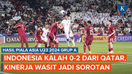 Hasil Timnas Indonesia U23 Vs Qatar 0-2, Kinerja Wasit Asal Tajikistan Jadi Sorotan
