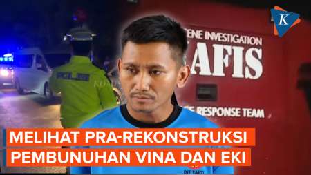 Momen Polisi Gelar Pra-rekonstruksi Pembunuhan Vina Cirebon di 6 Titik