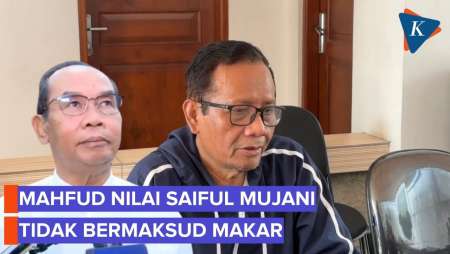 Mahfud MD Nilai Pernyataan Saiful Mujani Tidak Termasuk Makar