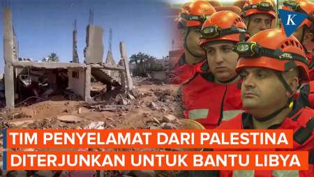 Palestina Terjunkan Tim Penyelamat untuk Bantu Korban Banjir di Libya