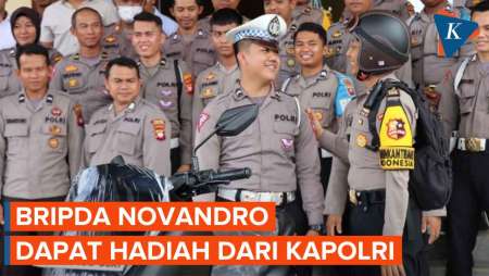 Apresiasi Aksi Heroik Polantas Kubu Raya, Kapolri Hadiahkan Motor Baru