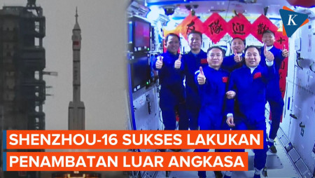 Pesawat Antariksa China Shenzhou-16 Sukses Tiba di Luar Angkasa