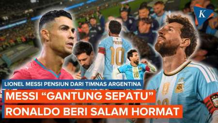 Lionel Messi "Pamit" Dari Timnas Argentina, Christiano Ronaldo Beri Pesan Haru