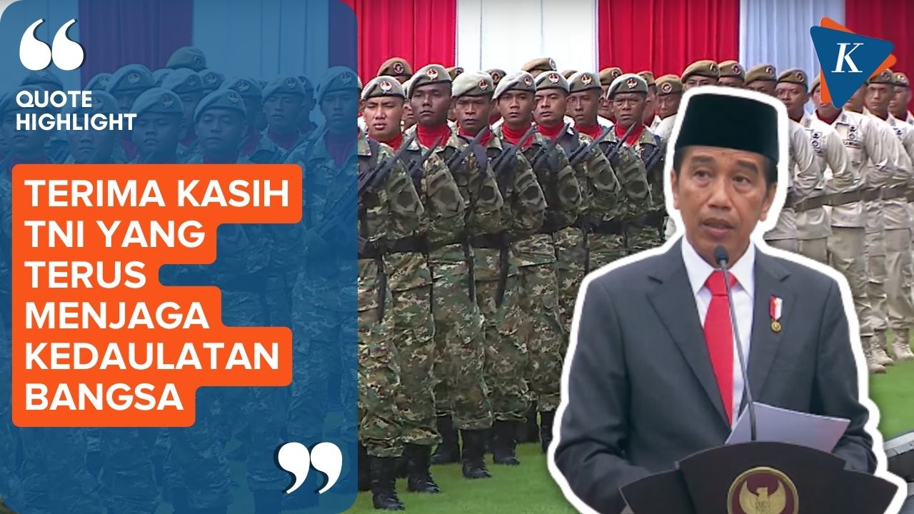 Jokowi Apresiasi Keluarga Besar TNI yang Terus Menjaga NKRI