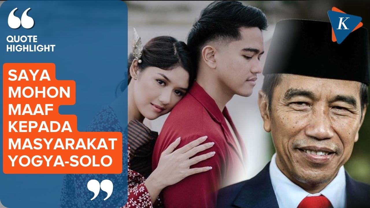Jokowi Minta Maaf jika Pernikahan Kaesang-Erina Nantinya Bikin Macet