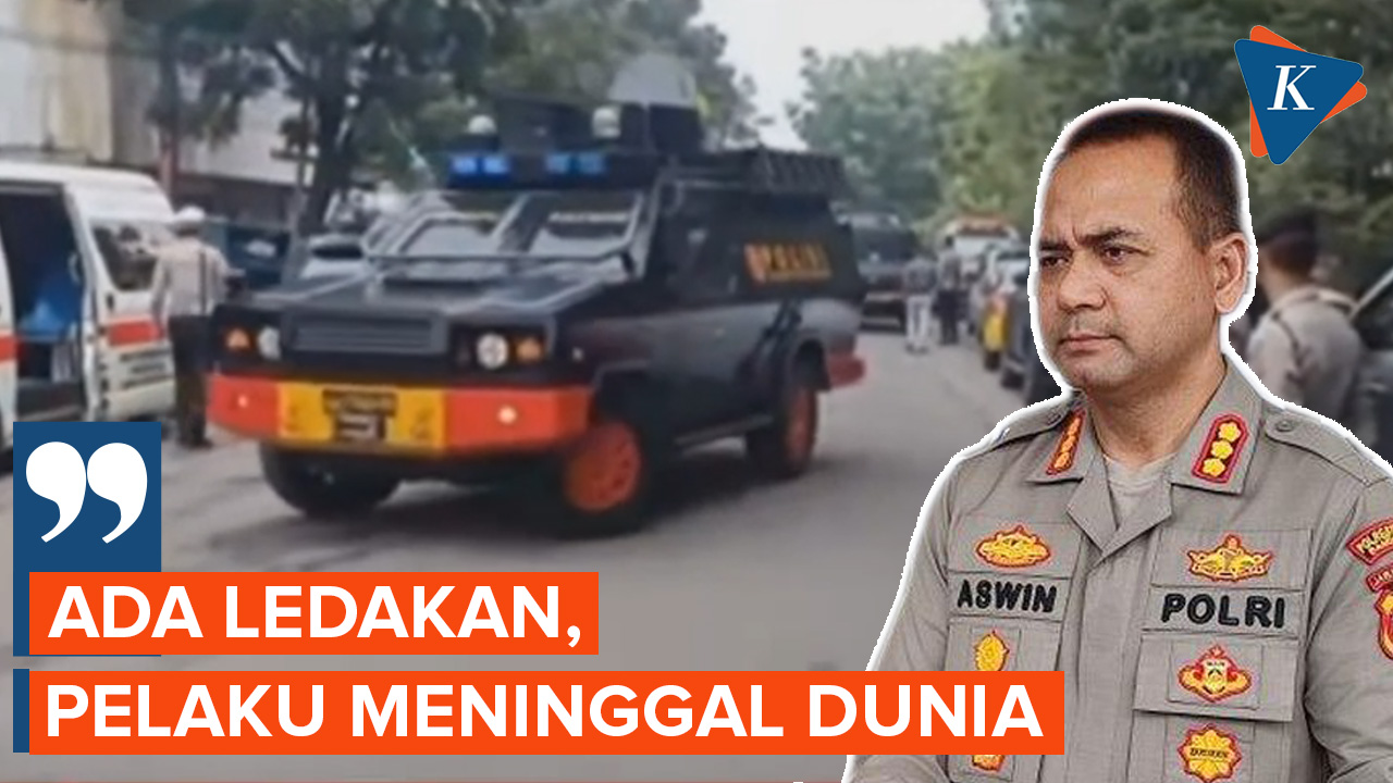 Bom Bunuh Diri di Bandung, 1 Pelaku Tewas 3 Polisi Luka-luka