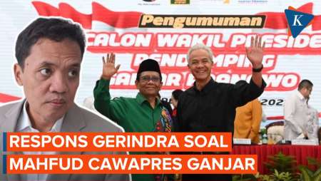 Respons Gerindra soal Mahfud MD Jadi Pendamping Ganjar