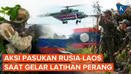 Rusia-Laos Gelar Latihan Perang Modern, Gunakan Drone dan Helikopter
