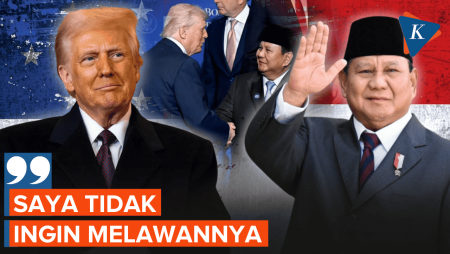 Tak Mau Berhadapan Dengan Prabowo, Trump: Dia Orang Hebat
