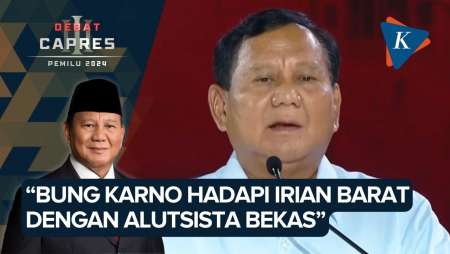 Prabowo ke Ganjar: Bung Karno Hadapi Irian Barat Menggunakan Alustsista Bekas