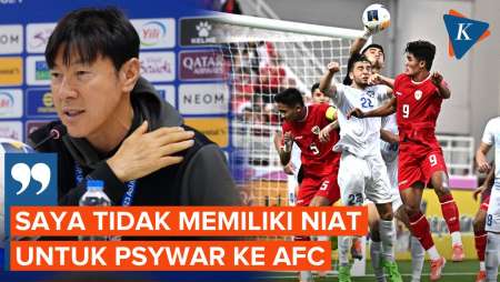 Jelang Laga Timnas Indonesia Vs Irak, Shin Tae-yong Minta AFC Saling Menghormati di Piala Asia U-23