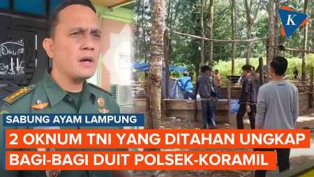 2 Oknum TNI yang Ditahan Denpom Ungkap Bagi-bagi Uang Sabung Ayam Polsek-Koramil