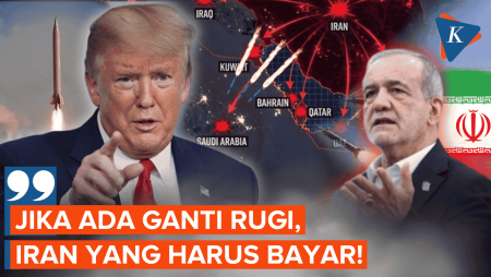 Iran Tuntut Ganti Rugi Perang, Trump Minta Kompensasi Kerusakan 50 Tahun Terakhir