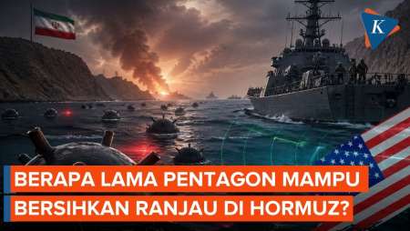 Ranjau Iran Sulit Didekati, AS Akui Rumitnya Bersihkan Selat Hormuz