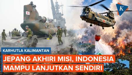 Jepang Akhiri Misi Pemadaman Karhutla, BNPB: Indonesia Bisa Selesaikan Sendiri!