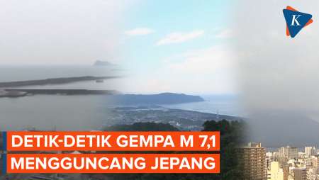 Detik-detik Jepang Diguncang Gempa 7,1, Sirine Peringatan Menggema