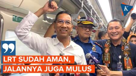 Jajal LRT Jabodebek Lagi, Heru Budi: Sudah Tidak Ada Kendala