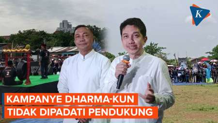 Dharma-Kun Kampanye Akbar di Lapangan Tabaci, Tidak Dipadati Pendukung