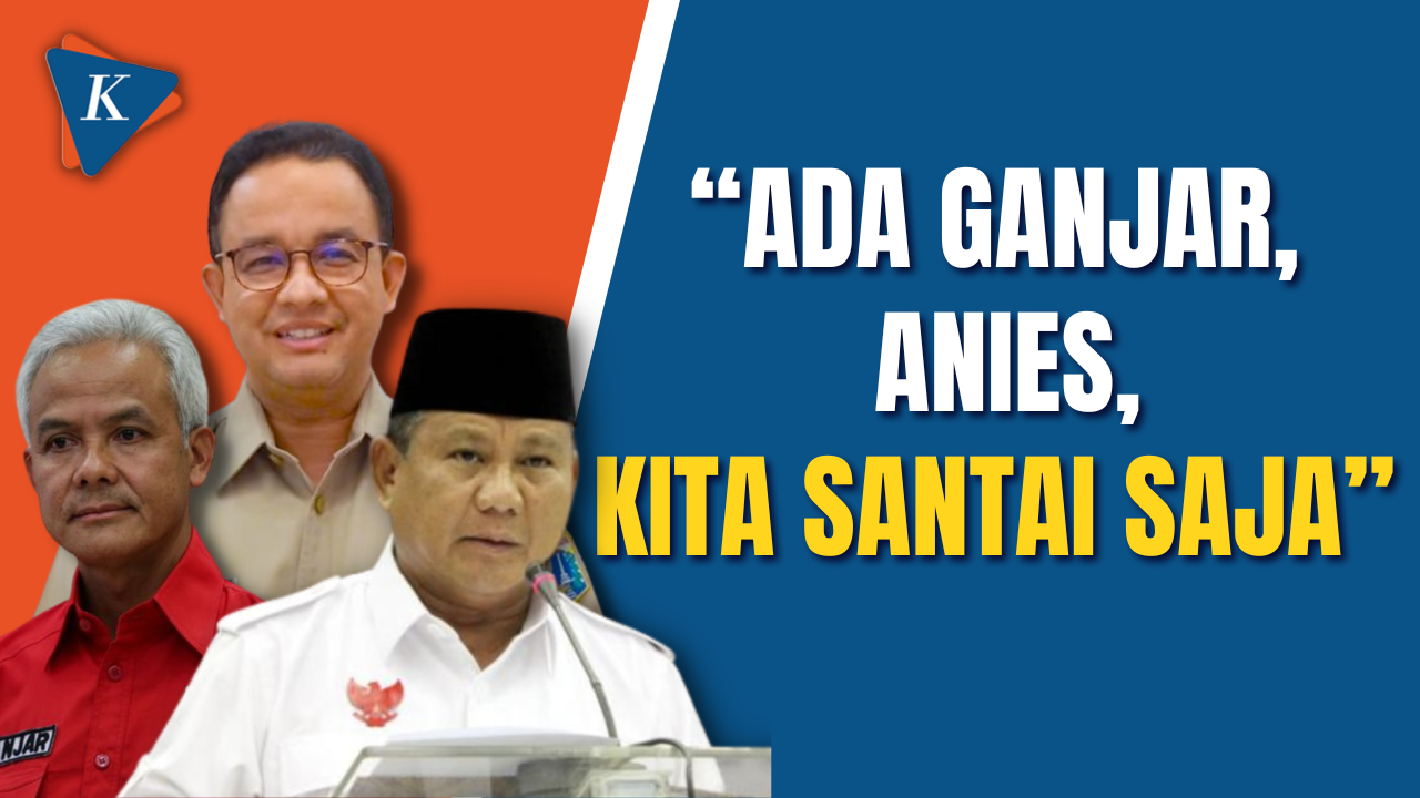 Momen Prabowo Singgung Nama Ganjar dan Anies sebagai Capres