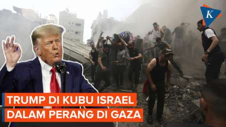 Trump Jawab “Ya” Saat Ditanya di Kubu Israel dalam Perang di Gaza