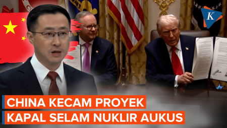 China Geram Trump Kebut Pakta Kapal Selam Nuklir AS-Inggris-Australia