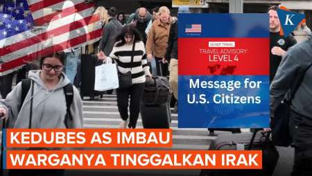 Ada Ancaman Serangan, Kedubes AS Imbau Warganya Segera Tinggalkan Irak