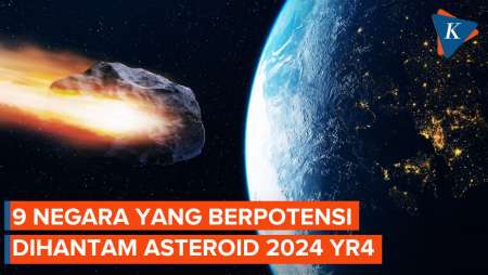 Ini 9 Negara Berisiko Dihantam Asteroid 2024 YR4 pada Tahun 2032