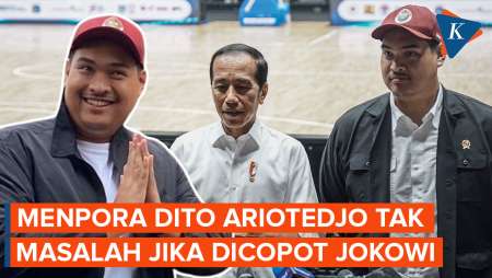 Dito Ariotedjo Tak Masalah jika Dicopot Jokowi dari Jabatan Menpora