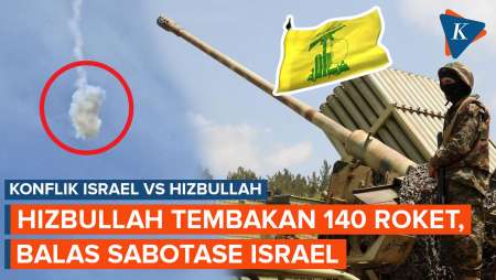 Israel Diserang Ratusan Roket Hizbullah, Balas Sabotase Israel hingga Serangan Udara di Lebanon