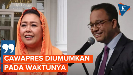 Kata Anies soal Yenny Wahid Masuk Bursa Cawapresnya