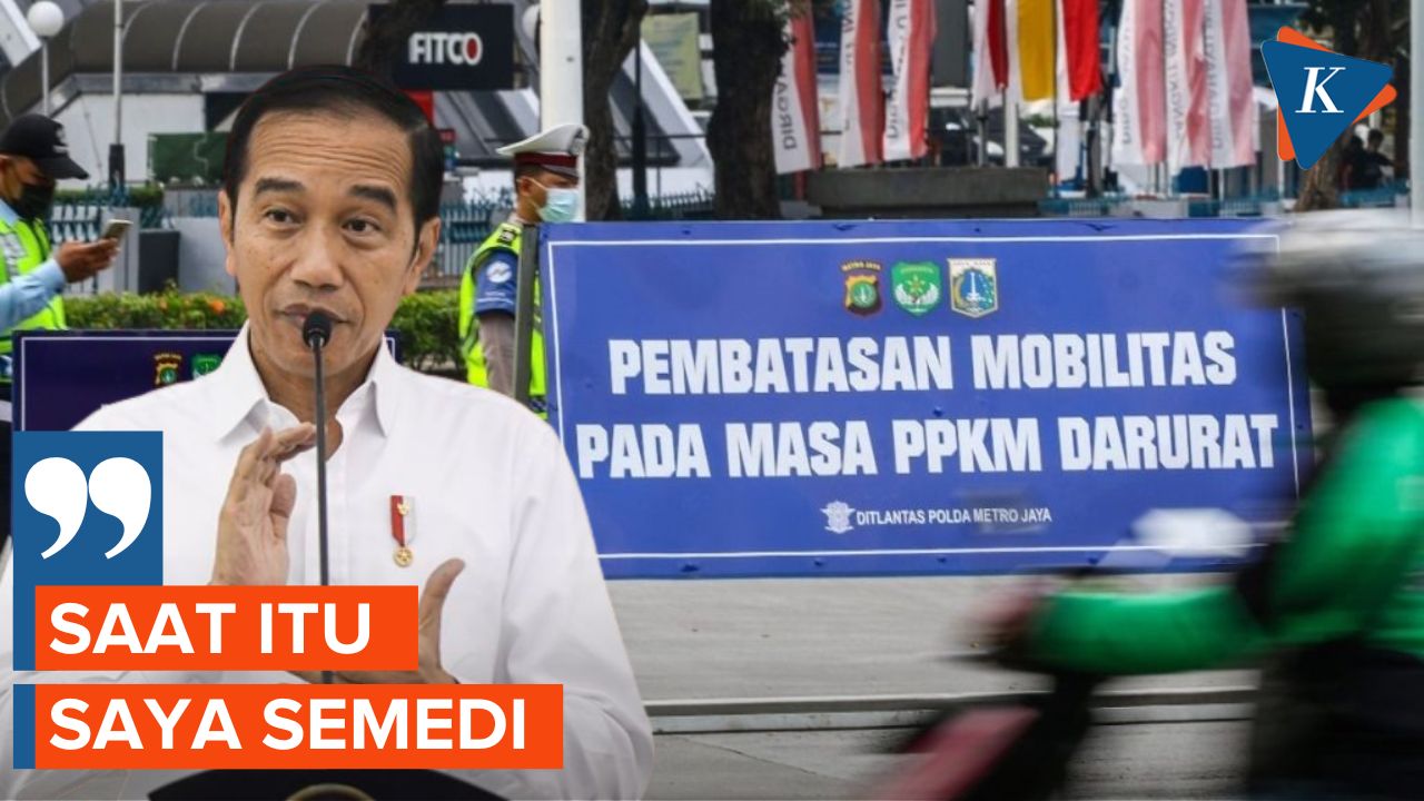 Cerita Jokowi Pernah Semedi saat 80 Persen Anggota Kabinet dan Publik Minta Lockdown karena Covid-19