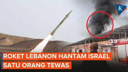 Lebanon Lancarkan Serentetan Roket ke Israel Utara, 1 Orang Tewas