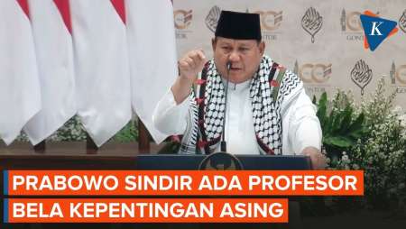 Prabowo: Ada Profesor Tak Bisa Lihat Ketidakadilan, Justru Bela Kepentingan Asing