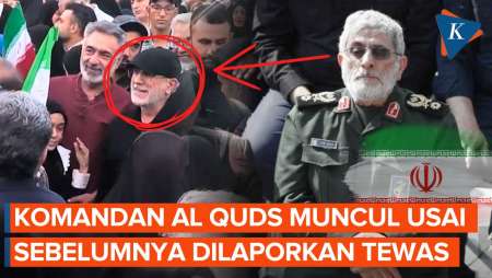 Komandan Pasukan Quds Iran Muncul Usai Dikabarkan Tewas dalam Serangan Israel