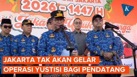 Pemprov DKI Tak Gelar Operasi Yustisi Usai Lebaran, Pramono:  Jakarta Terbuka, Tapi...