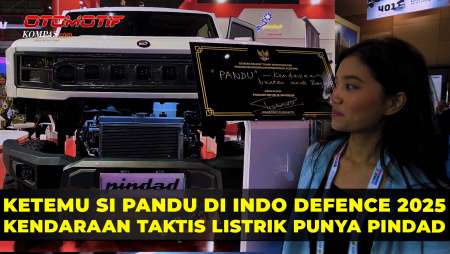 Kendaraan Taktis Listrik MV3-EV Pandu, Curi Perhatian Pengunjung Indo Defence 2025