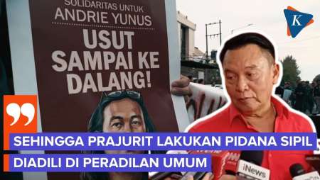 DPR Harap Pelaku Penyiraman Andrie Yunus Sebaiknya Diadili Di Peradilan Umum