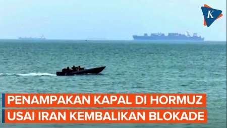 Blokade Berlanjut, Media Iran Rilis Video Terbaru Situasi Kapal Di Selat Hormuz
