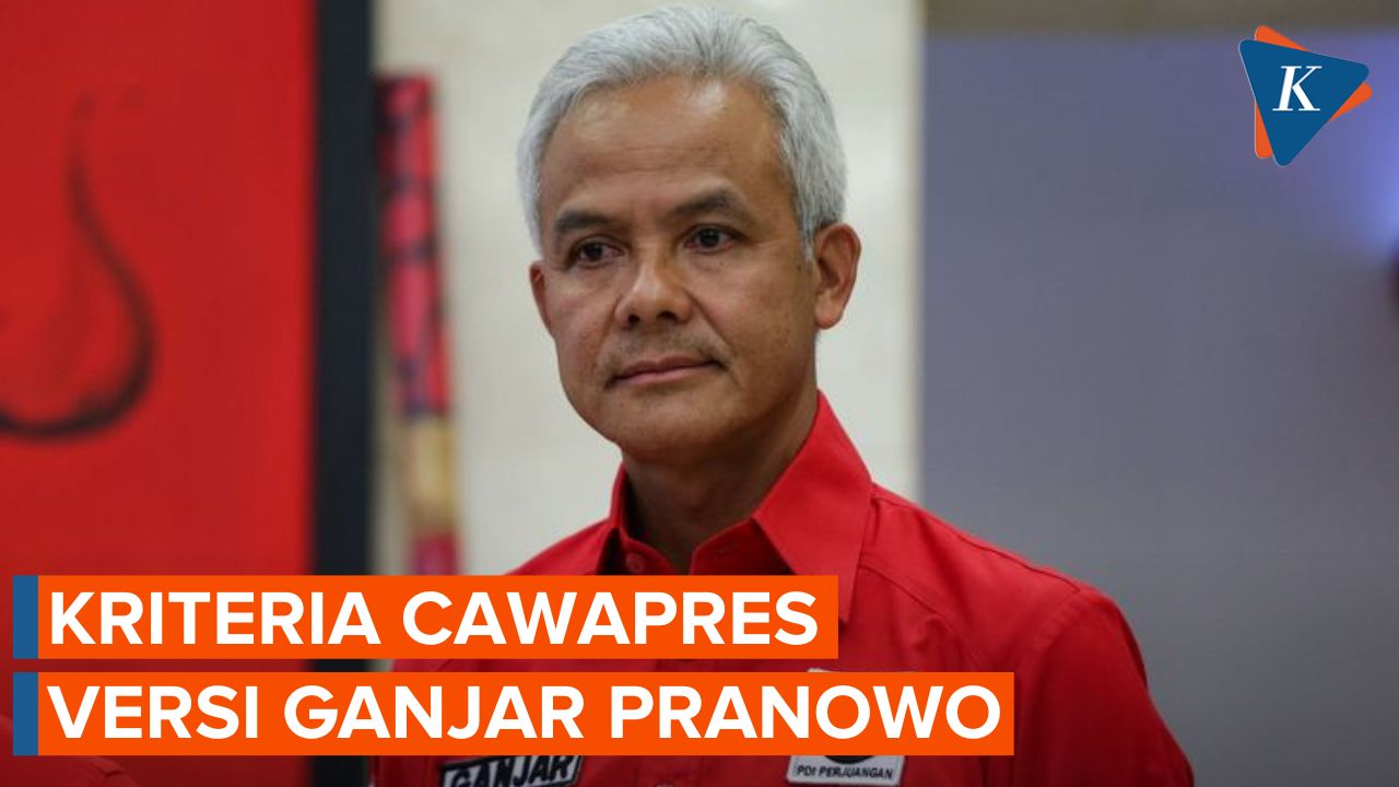 Ganjar Pranowo Beberkan Kriteria Pendampingnya pada Pilpres 2024