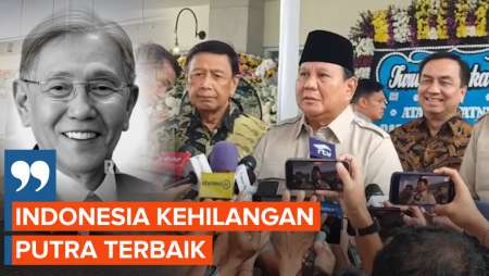 Momen Prabowo Melayat Kwik Kian Gie, Teringat dengan Nasihatnya