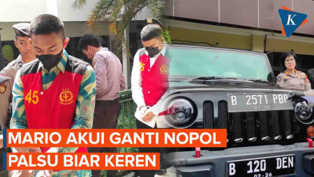 Mario Dandy Biasa Gonta-ganti Nomor Pelat Palsu Biar Keren