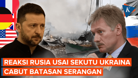 Respons Rusia Usai Sekutu Ukraina Bebaskan Penggunaan Senjata Jarak Jauh