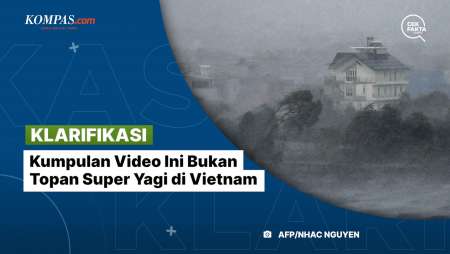 [KLARIFIKASI] Kumpulan Video Ini Bukan Topan Super Yagi di Vietnam