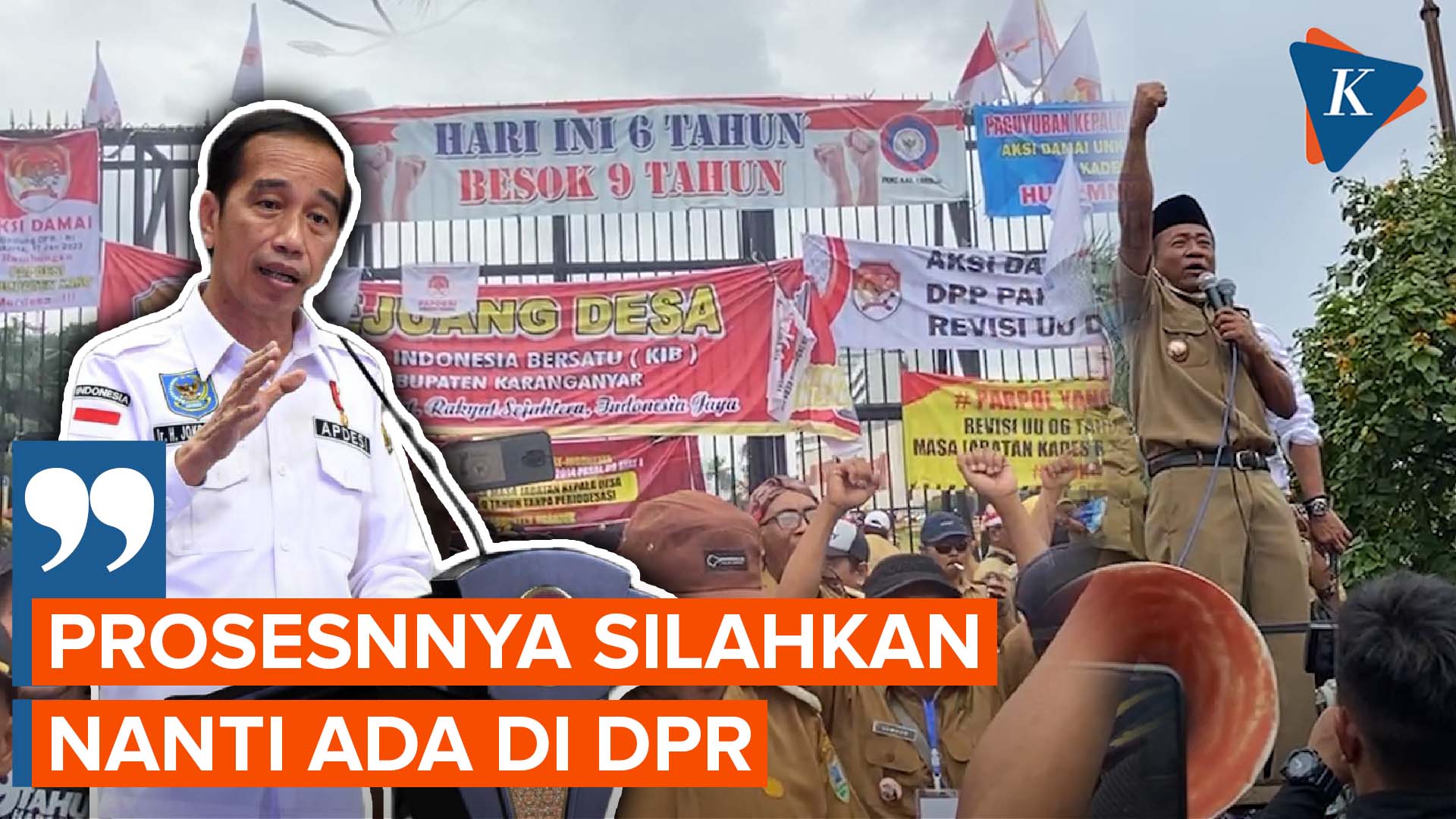 Respons Jokowi Soal Masa Jabatan Kades