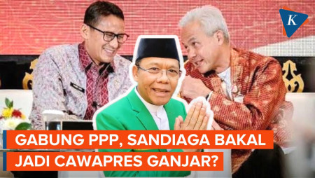 PPP Buka Kemungkinan Usulkan Sandiaga Uno Jadi Cawapres Ganjar Pranowo