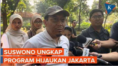 Ingin Hijaukan Jakarta, RK-Suswono Targetkan 1 Juta Pohon Per Tahun 