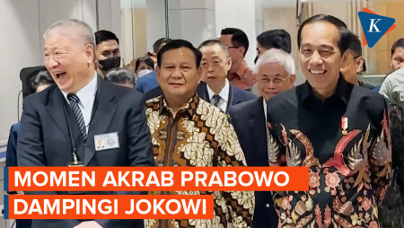 Momen Akrab Prabowo Dampingi Jokowi Resmikan Rumah Sakit Tzu Chi