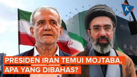 Presiden Iran Temui Mojtaba Khamenei, Apa Saja yang Dibahas?