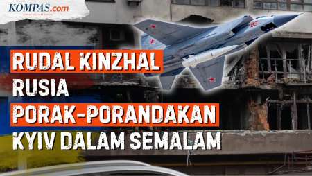 Rudal Kinzhal Rusia Bombardir Kyiv! Ukraina Kelabakan Tangkis Serangan