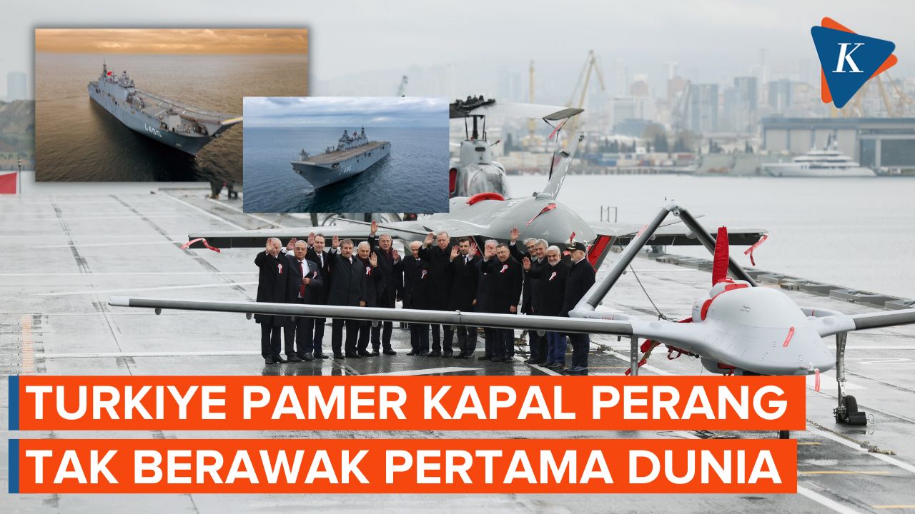 Turkiye Bikin Kapal Perang Tak Berawak Pertama di Dunia, Ini Isinya...